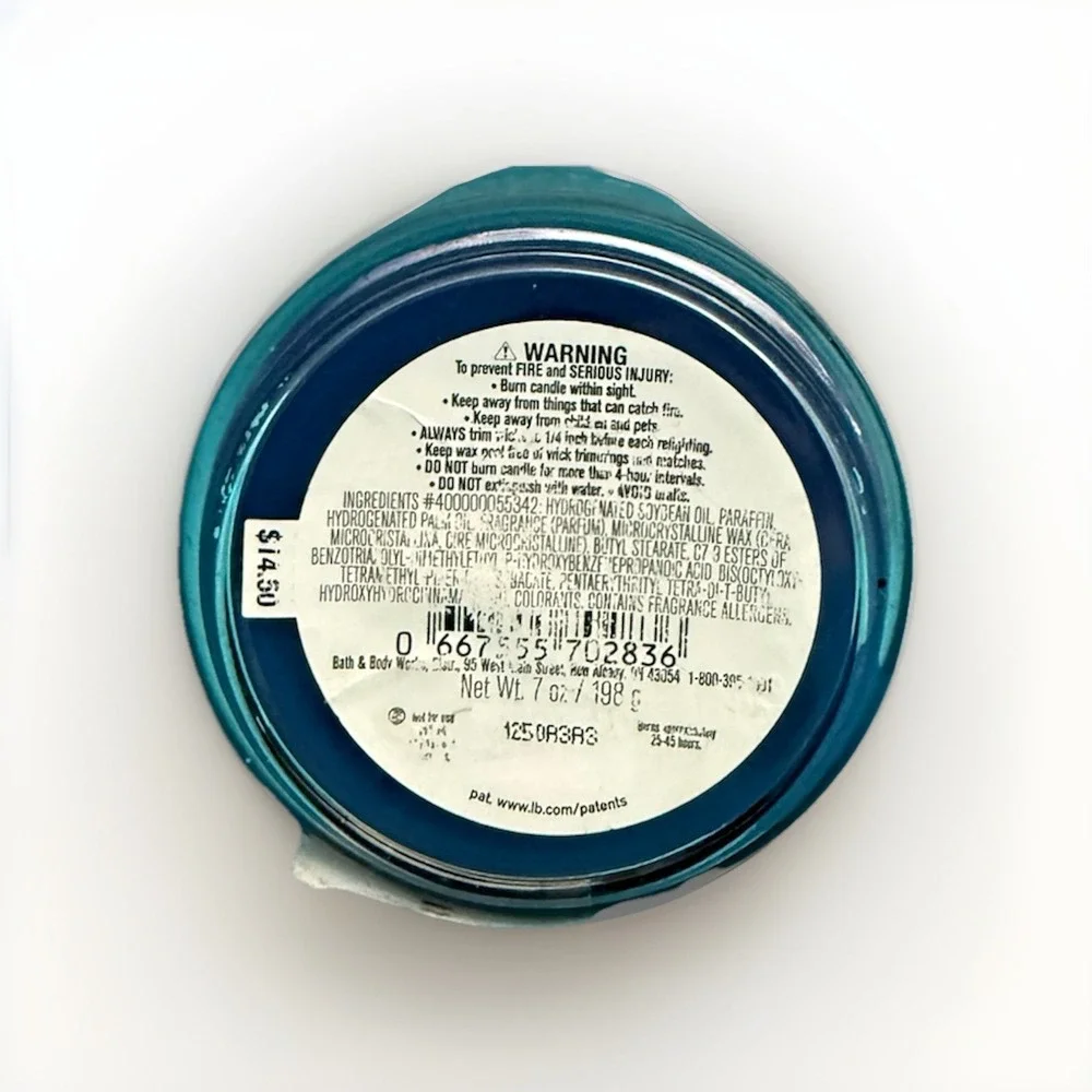 Bath & Body Works SINGLE WICK CANDLE - FROZEN LAKE - NEW - Picture 3 of 3